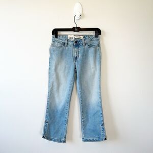 GAP Women’s Cropped Bootcut Stretch Denim Jeans Light Wash Size 1/28 NWT’s